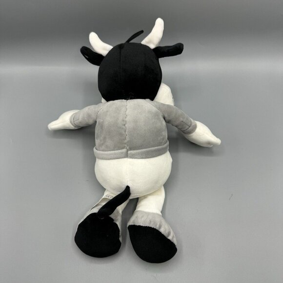 Fiesta Gordy Cow Plush Hanger 12" Black White - Picture 6 of 8
